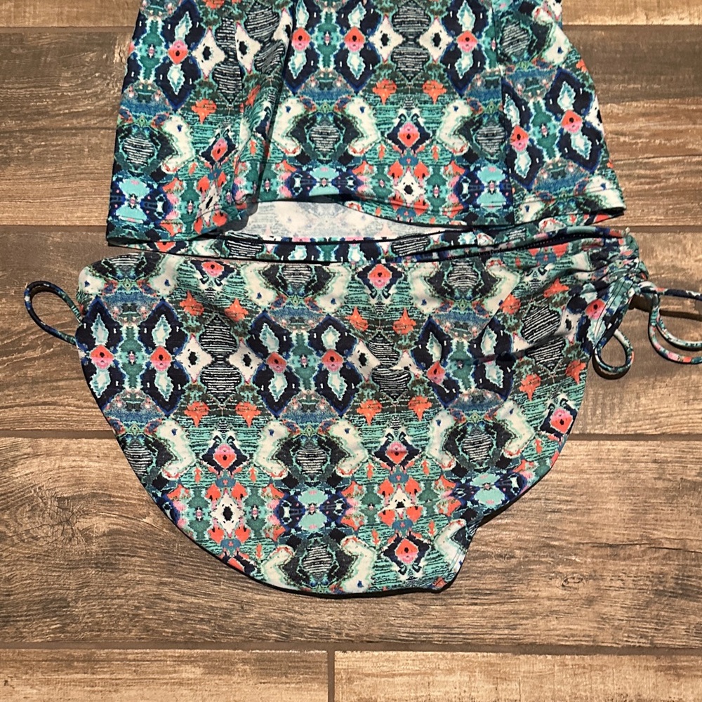 Athleta Multicolor Patterned Tankini Set - Picture 5 of 8